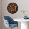 Mandala - Cirkels - Patronen Fotolijst rond zonder passe partout klein -sfeer2