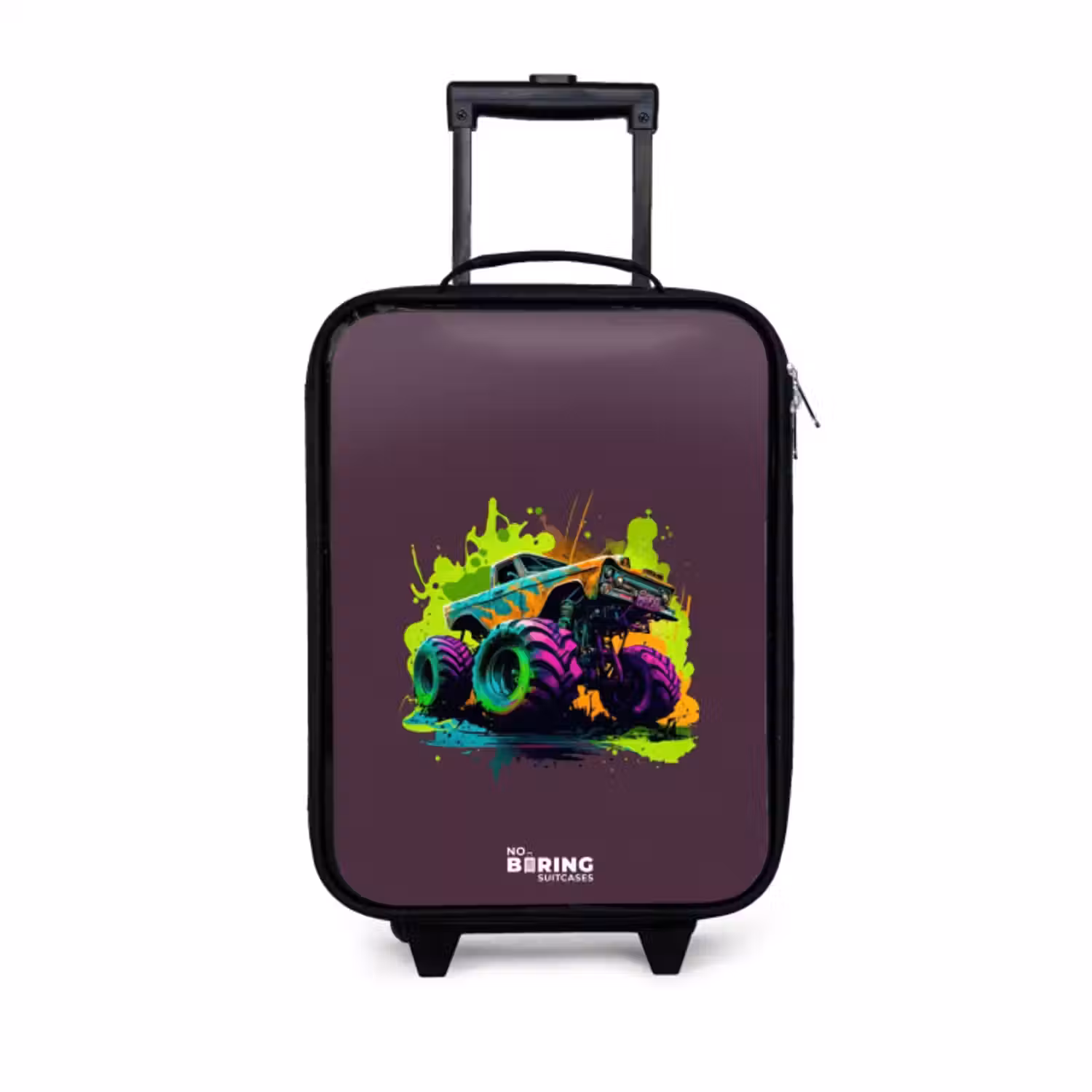 Kinderkoffer - Zwart - Neon Wheels