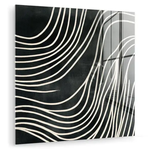 Lijnen - Patroon - Abstract - Wit plexiglas 5mm klein -zzzproduct_nieuw