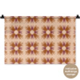 Ornament - Patroon - Oker Wandkleed katoen klein 269 -t3d_DE