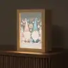 Kerst - Gnomen - Pastel Light Box met kabel (Tafellamp) klein -z3d_website