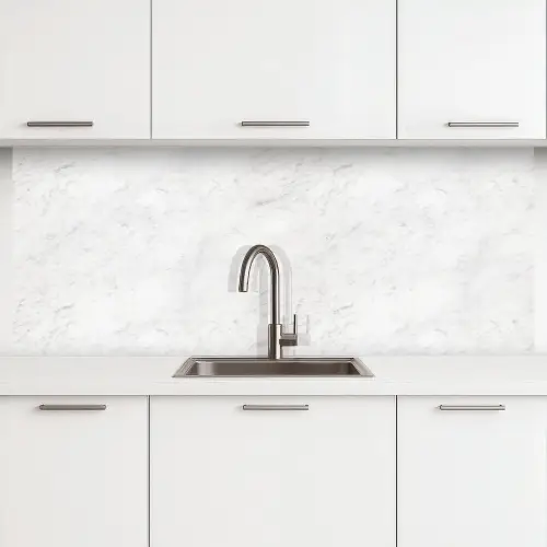Wit - Marmer - Grijze aders keuken achterwand 2 middel 871 -3d