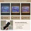 Zeemeerminnenstaart - Onderwaterplanten - Paars - Blauw Light Box met batterij (Wandlamp kind) middel -USP_lichtkleurNL