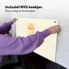 Minimalistisch - Schepijs - Hoorntje - Beige Inductie beschemer met haakjes klein -ky-ophangen-nl