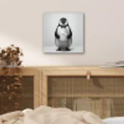 Pinguïn - WC rol - Wit aluminium wit klein -sfeer3
