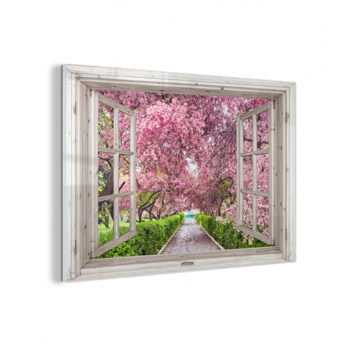 Japans - Sakura - Bloesem - Boom - Bloesem takken - Doorkijk plexiglas 5mm klein -z3d