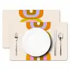 Stapel - Vormen - Geblokt - Oranje Placemat vinyl groot -zzsfeer2_Kitchenyeah-website