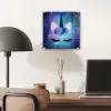 Eenhoorn - Sterren - Magisch - Blauw plexiglas 5mm klein -sfeer6