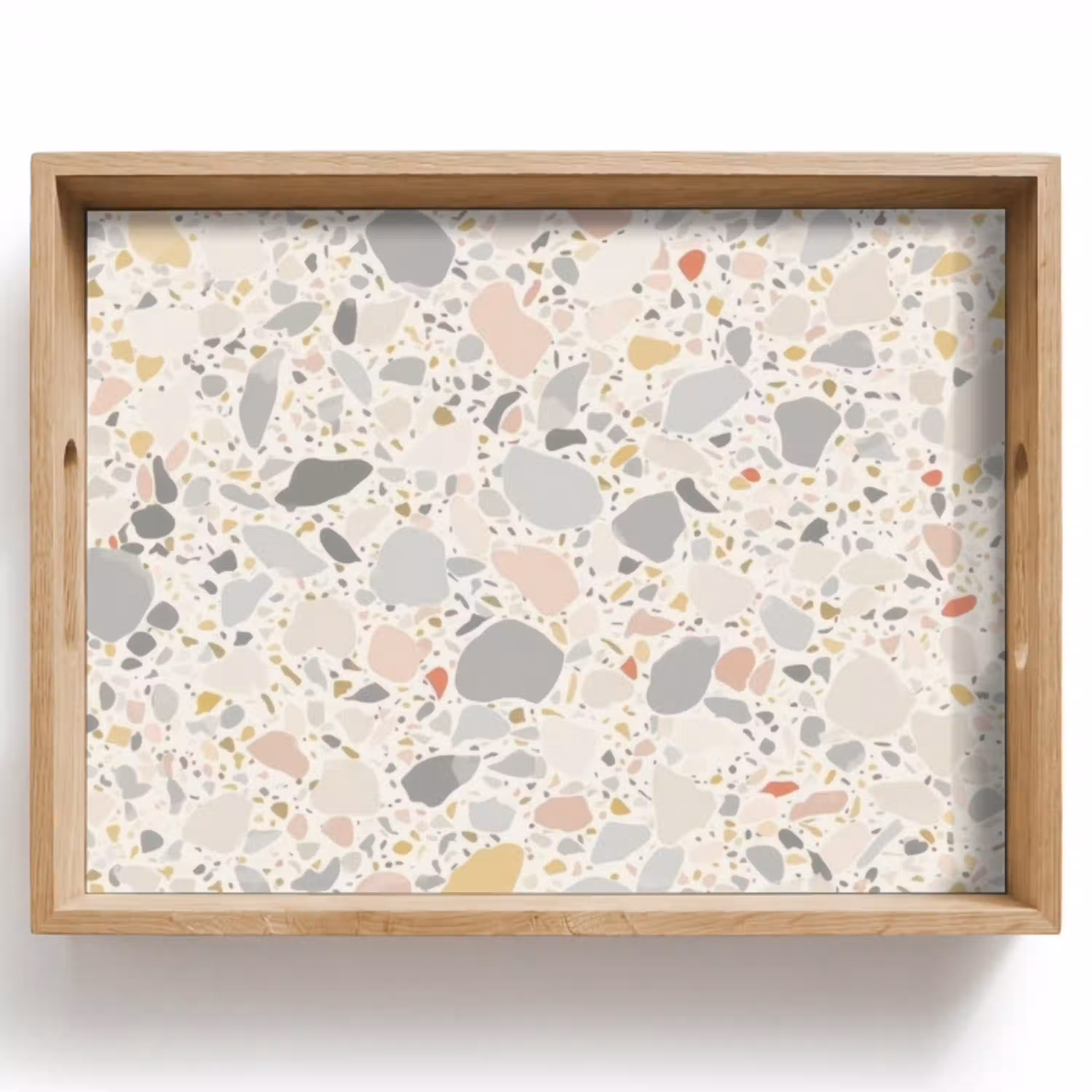 Patronen - Licht - Terrazzo - Decoratie Dienblad Rechthoek middel -z3d_shopping