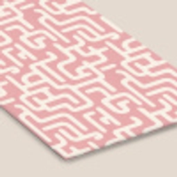 Doolhofpatroon - Roze - Wit - Abstract fotolijst zwart zonder passe partout klein 224 -zsfeer6