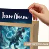 Dino - Blauw - Jongens Light Box met kabel (Kinderlampje) klein -USP_websiteprintNL