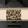 Woestijnkleur - Natuurlijk - Camouflage keuken achterwand spatscherm klein 900 -sfeer1