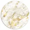 Marmer - Goud - Structuur Wandcirkel plexiglas klein 852 -3d