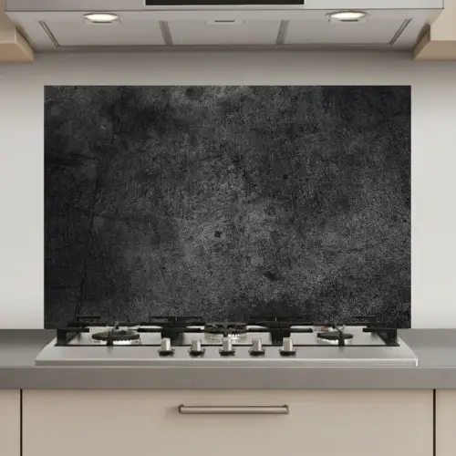 Beton - Structuur - Retro - Zwart - Grijs - Rustiek keuken achterwand spatscherm klein -3d_website