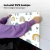 Patroon - Regenboog - Hartjes Inductie beschemer met haakjes middel -ky-ophangen-nl