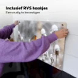Roodborstje - Gedroogde bloem - Sneeuw - Winter - Vertederend Inductie beschemer met haakjes klein -ky-ophangen-nl