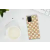 Olijfgroen - Hartjes - Patroon - Retro Telefoonhoesje Samsung Galaxy S10 Lite klein 364 -oordopS10Lite