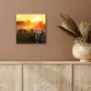 Koeien - Zonsondergang - Weiland - Dieren aluminium wit klein -sfeer4