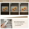 Zonnebloemen - Geel - Wazig Light Box met kabel (Tafellamp) klein -USP_dimbaarNL