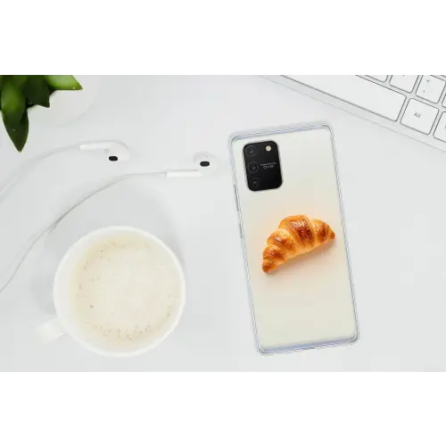Croissant - Brood - Beige Telefoonhoesje Samsung Galaxy S10 Lite klein -oordopS10Lite
