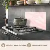 Marmer - Roze - Wit - Luxe - Marmerlook keuken achterwand spatscherm klein -usp_FR