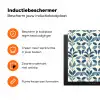 Flora - Modern - Blauw Inductie beschermer vinyl 3mm klein 276 -zzzzzzz-td-ups