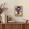 Vrouw - Zonnebril - Vlinder - Bloemen Light Box met kabel (Tafellamp) klein -sfeer2
