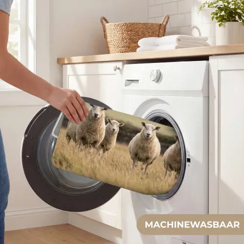 Schapen - Weidenlandschap - Heuvels Badmat klein -USP_WasbaarNL