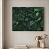Bladeren - Ovaal - Groen - Nerven Textielframe zwart klein -sfeer2