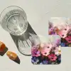 Bloemen - Kleurrijk - Bloei onderzetter kurk middel -sfeer4