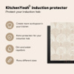 Golven - Structuur - Beige Inductie beschermer vinyl 3mm middel 274 -vsfeer2_ENG