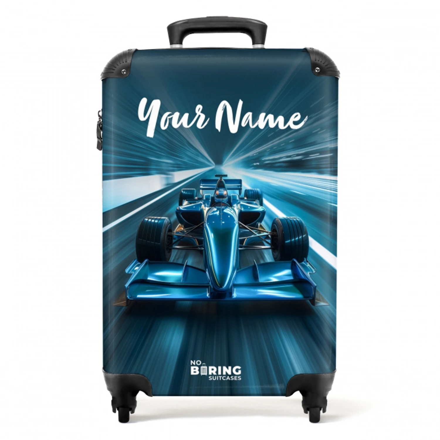 Blazing blue NBS - Handbagage koffer - Kinderen Unisex middel -productfoto_recht