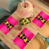 Kat - Art - Zonnebril - Roze Placemat vinyl groot -zzsfeer5_Kitchenyeah-website