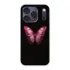 Vlinder - Fuchsia - Grafisch Telefoonhoesje iPhone 17 Pro klein -3d