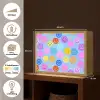 Smileys - Kleurrijk - Grappig Light Box met batterij (Wandlamp kind) middel -USP_websiteoverzichtNL