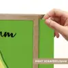 Avocado - Groen - Pit - Gezichtje Light Box met batterij (Wandlamp kind) middel -USP_websiteprintNL
