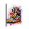 Schoenen - Graffiti - Wit - Kleuren aluminium wit klein -3d