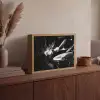Drummer - Zwart - Drumstel Light Box met batterij (Wandlamp) middel -sfeer2