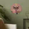 Illustratie - Vogel - Vlakken - Kleurrijk Akoestische PET Vilt - Rond klein -sfeer2