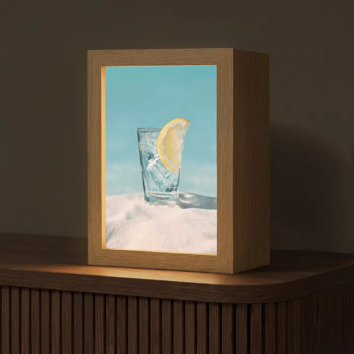 Glas - ijsblokjes - Citroen Light Box met kabel (Tafellamp) klein -z3d_website
