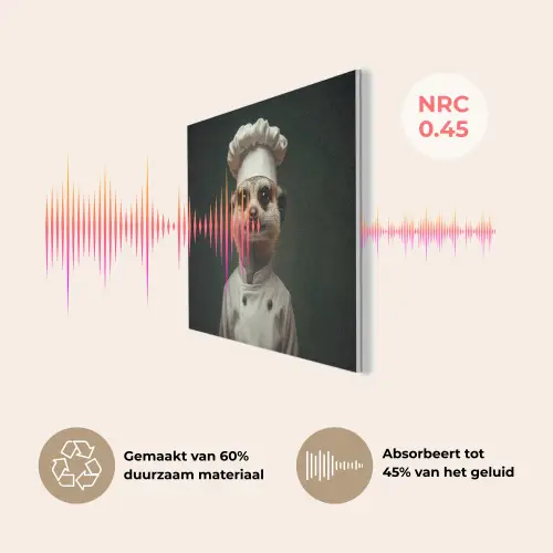Dier - Kok - Stokstaartje PET vilt klein -USP_NL