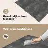 Donkergrijs - Ruw - Beton Inductie beschemer met haakjes klein 777 -ky-schoon-nl