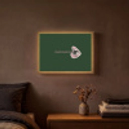 BLAH BLAH BLAH - Mond - Groen Light Box met batterij (Wandlamp) middel -sfeer4