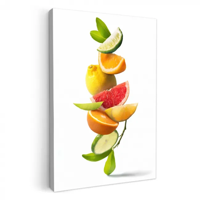 Citrus Zweefvlucht KitchenYeah - Keuken - Canvas klein -3d