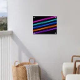 Esthetiek - Retro - Neon tuinposter los doek klein -sfeer8
