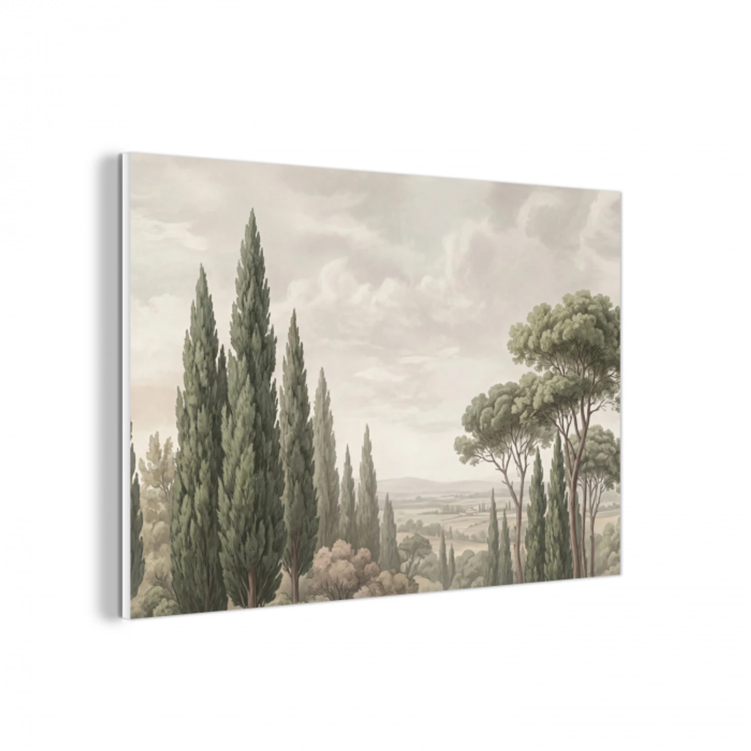 Vallei - Bos - Natuur - Groen forex 5mm xxl -3d