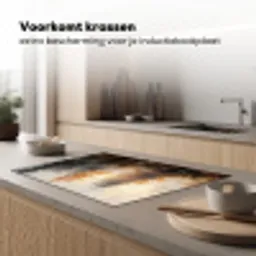 Bospad - Herfstbladeren - Natuur - Schilderachtig - Oranje Inductie beschermer vinyl 3mm klein -sfeer1