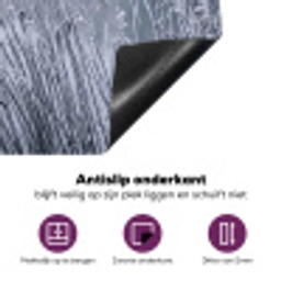Riet - Bevroren - Winter - Natuur Inductie beschermer vinyl 3mm klein -zzzzzzz-cc-onderkant