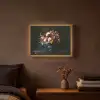 Groot - Bloemen - Vaas - Boeket Light Box met batterij (Wandlamp) middel -sfeer4