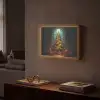 Kerstboom - Cadeau - Kerst - Winter Light Box met batterij (Wandlamp) middel -sfeer1